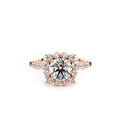 Renaissance-990CU25-14K Rose Gold Cushion