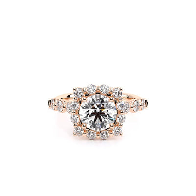 Renaissance-990CU25-14K Rose Gold Cushion