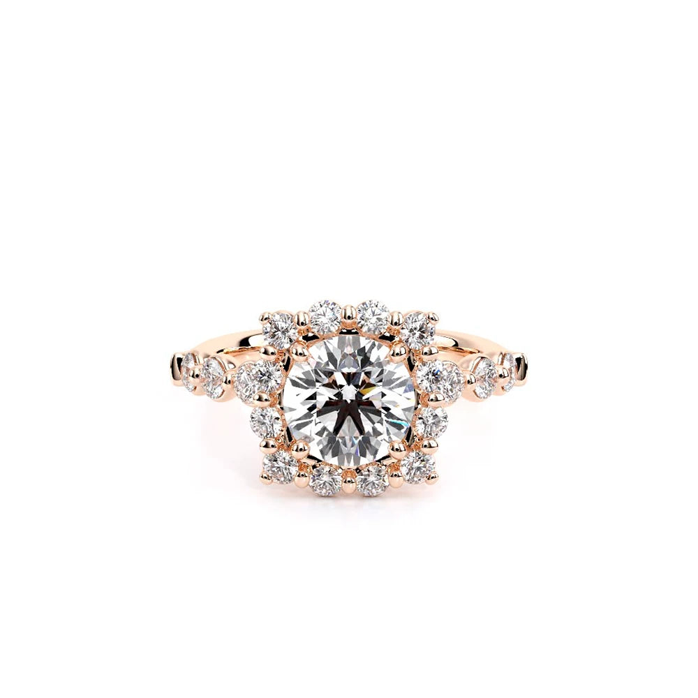 Renaissance-990CU25-18K Rose Gold Cushion