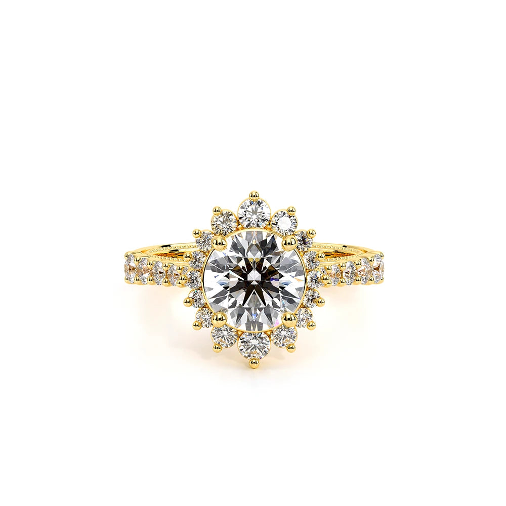 Venetian-5084r-18k Yellow Gold Round