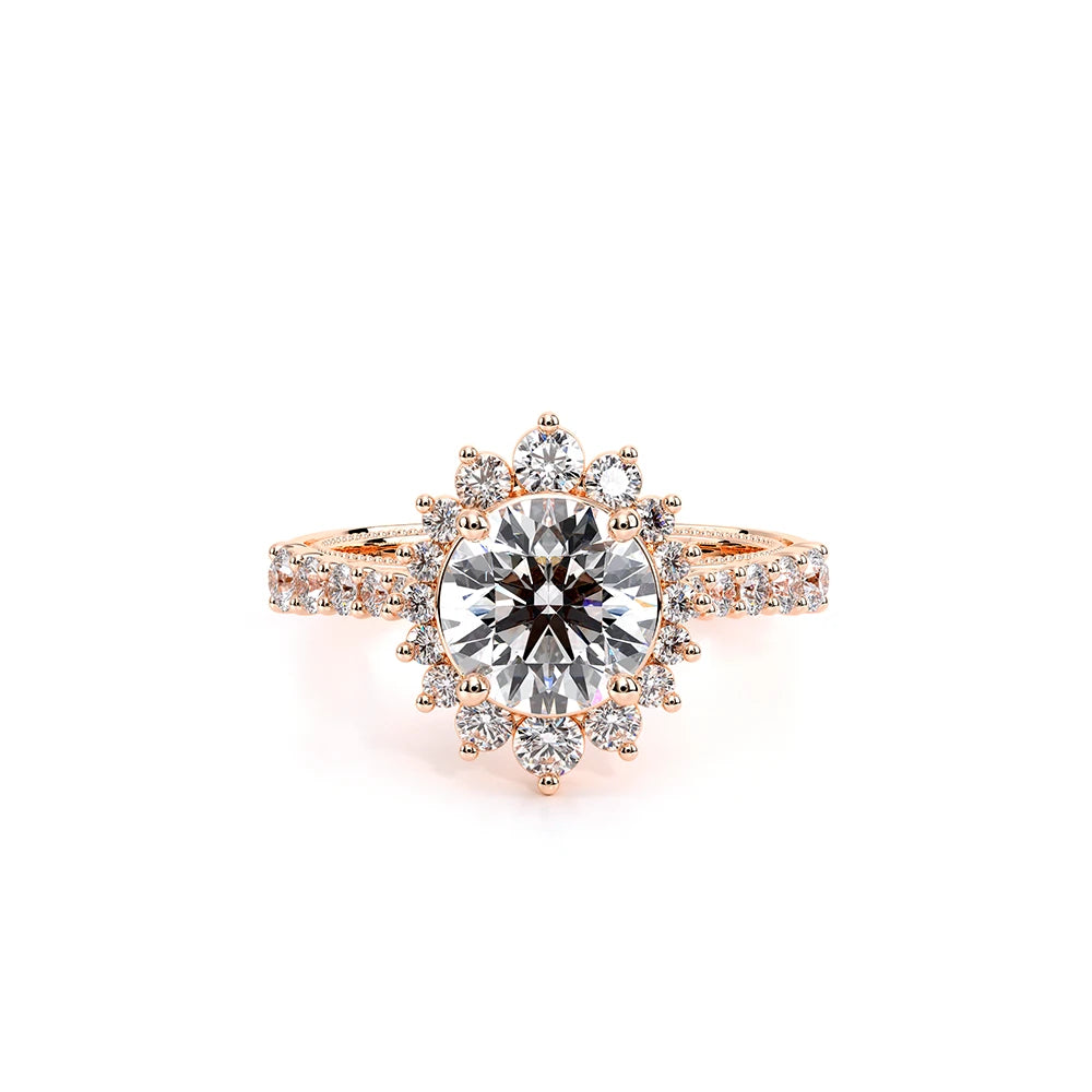 Venetian-5084r-14k Rose Gold Round