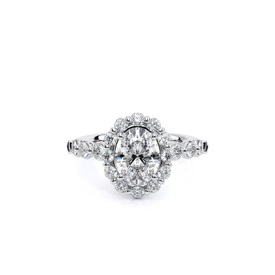 Renaissance-990OV25-14K White Gold Oval