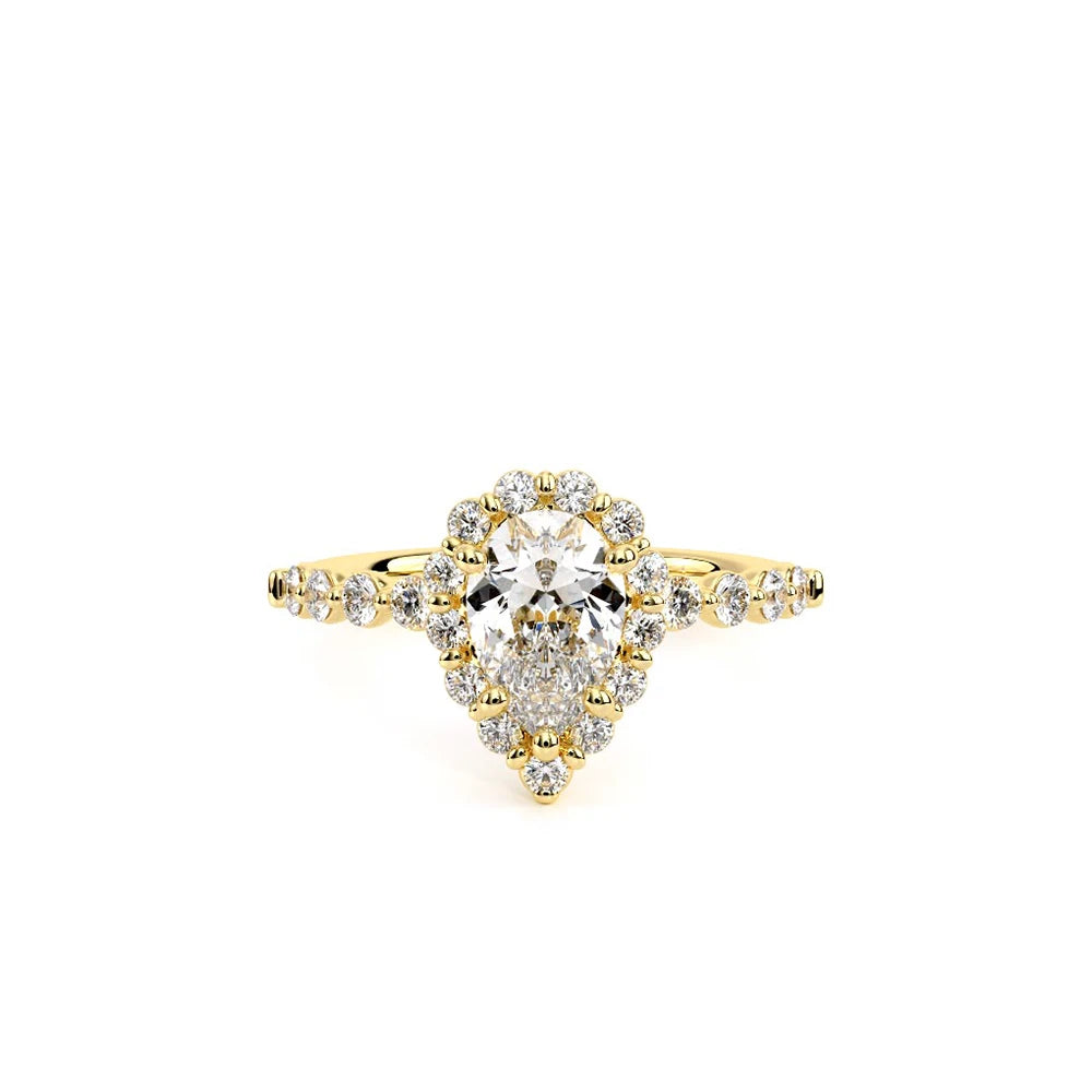 Renaissance-990PS20-18K Yellow Gold Pear