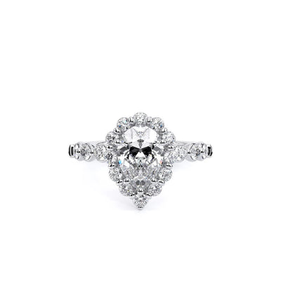 Renaissance-990PS25-14K White Gold Pear