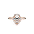 Renaissance-990PS25-14K Rose Gold Pear