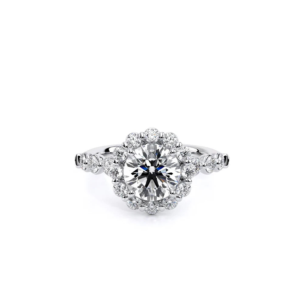 Renaissance-990R25-18K White Gold Round