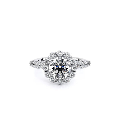 Renaissance-990R25-18K White Gold Round