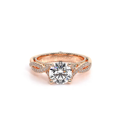 Venetian-5003r-14k Rose Gold Round