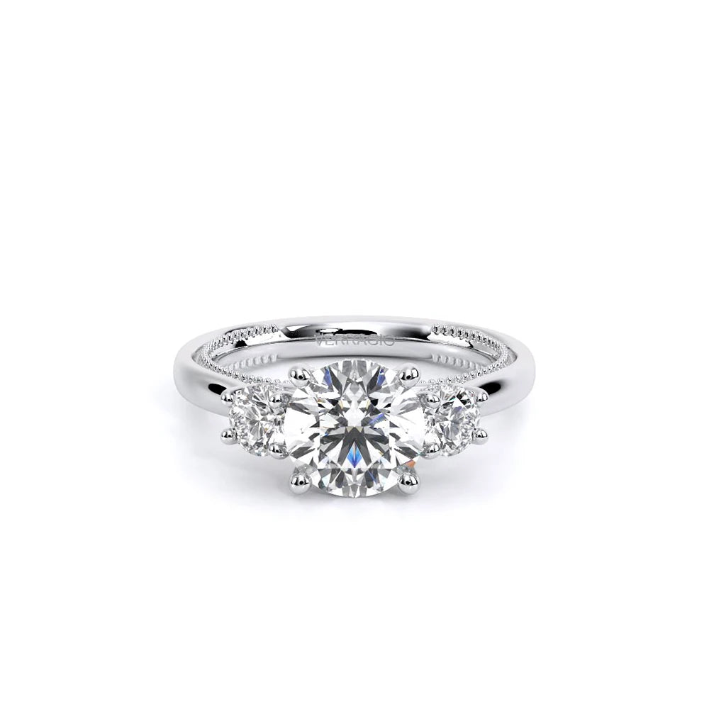 Renaissance-993R-S-14K White Gold Round