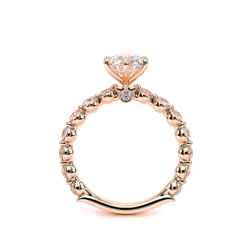 Renaissance-989R25-14K Rose Gold Round