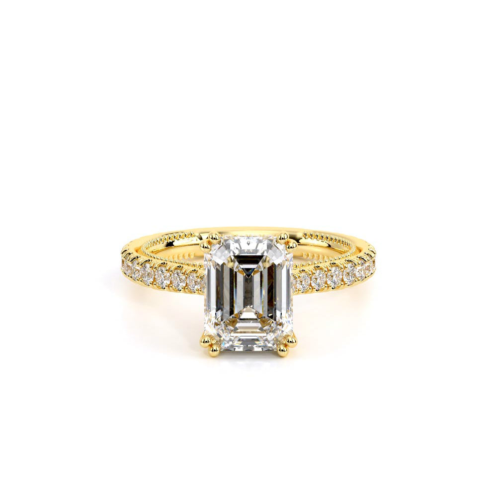 Renaissance-992EM17-18K Yellow Gold Emerald