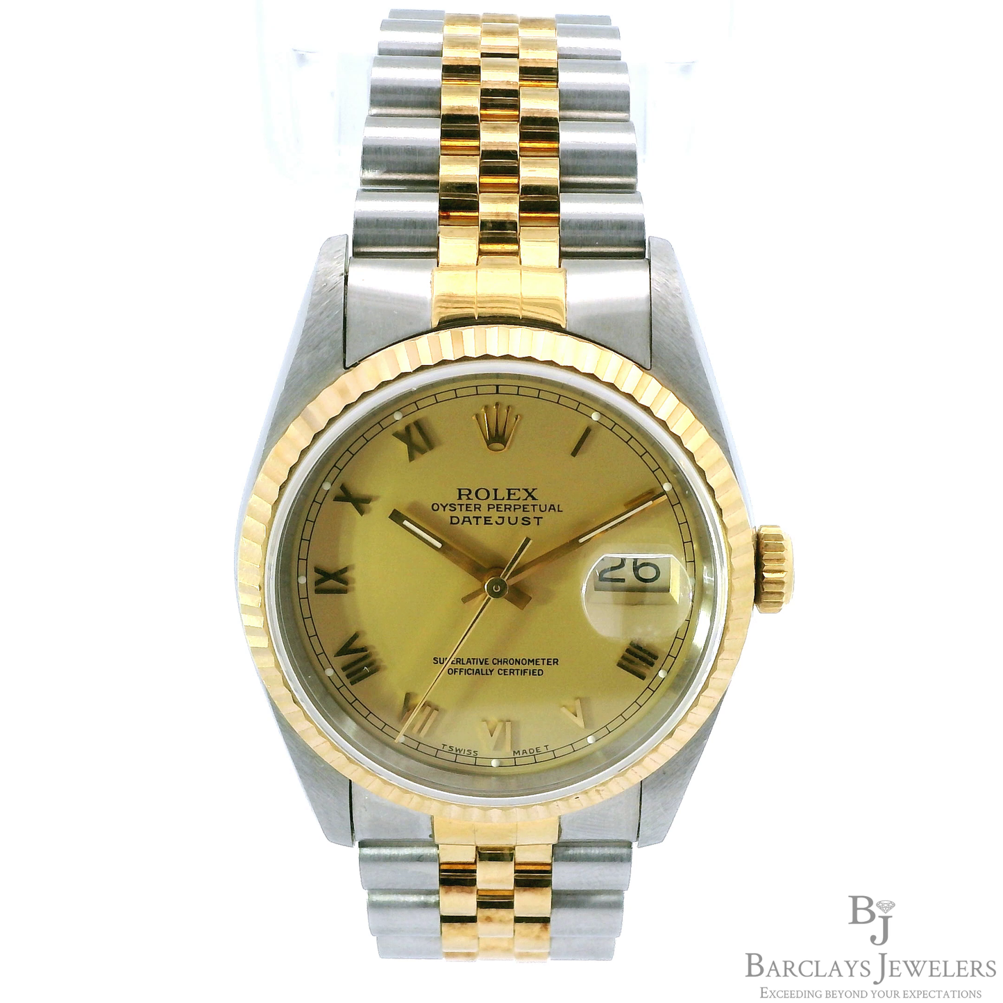 Rolex 36mm Datejust 2-tone 16233