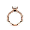 Couture-0489EM30-14K Rose Gold Emerald