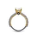 Couture-0489EM30-14K Two Tone Emerald