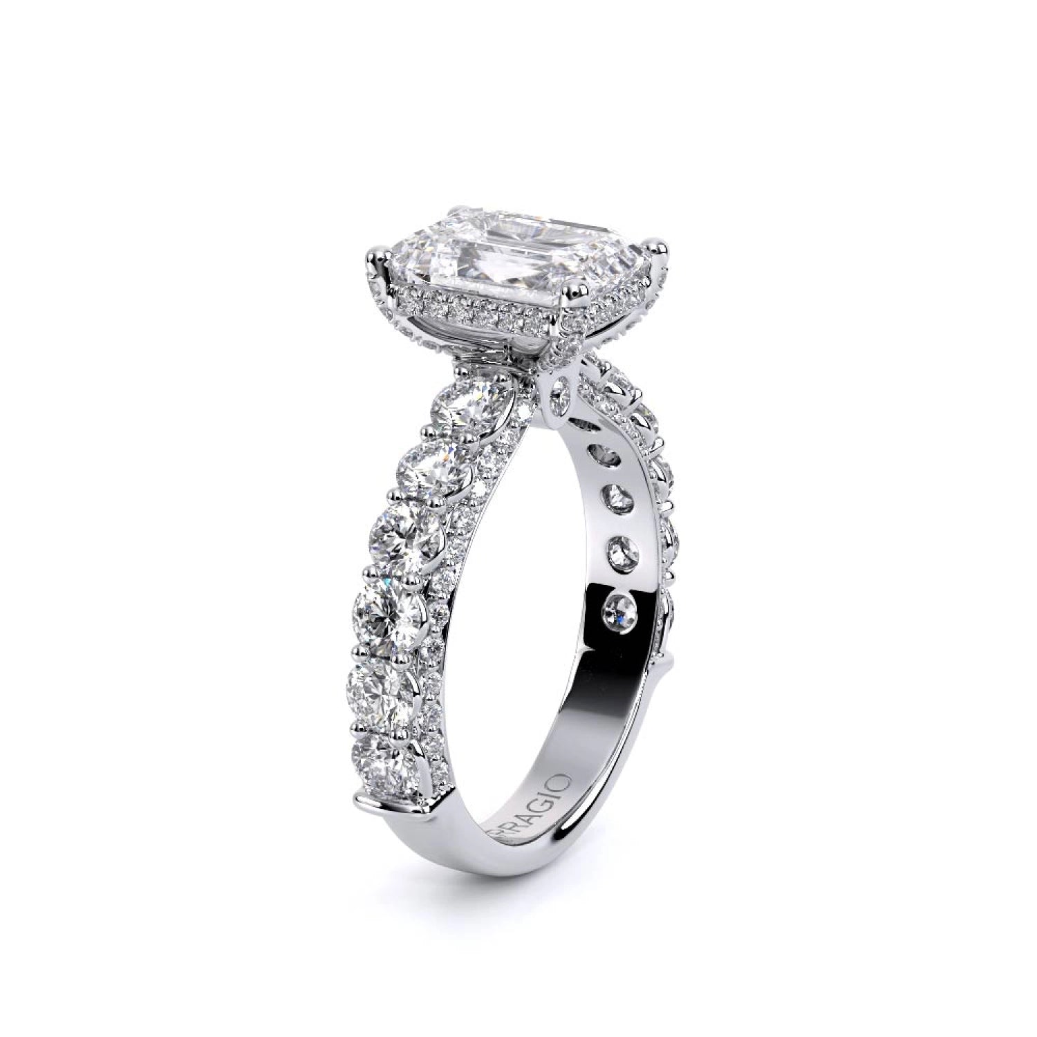 Couture-0489EM30-14K White Gold Emerald