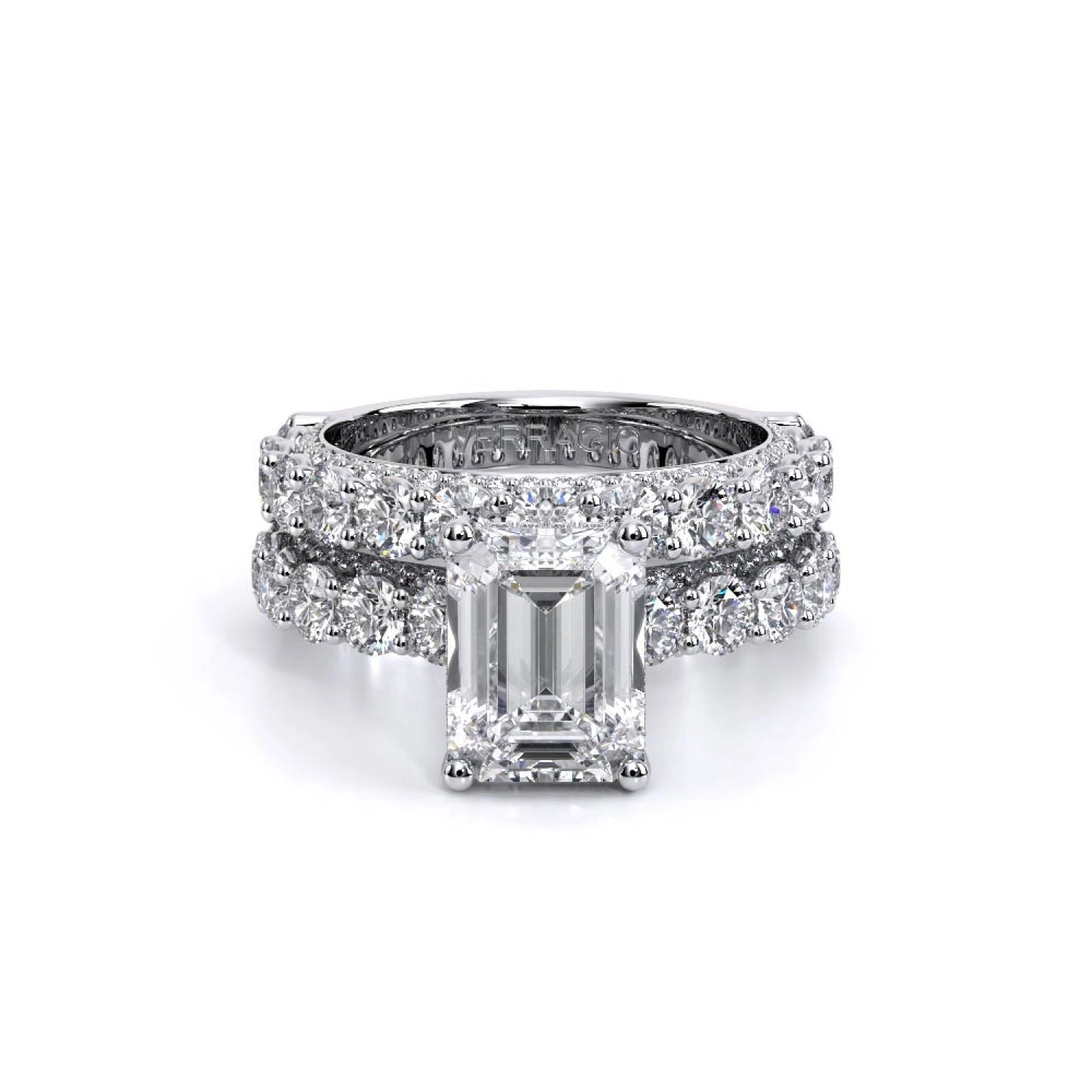 Couture-0489EM30-14K White Gold Emerald