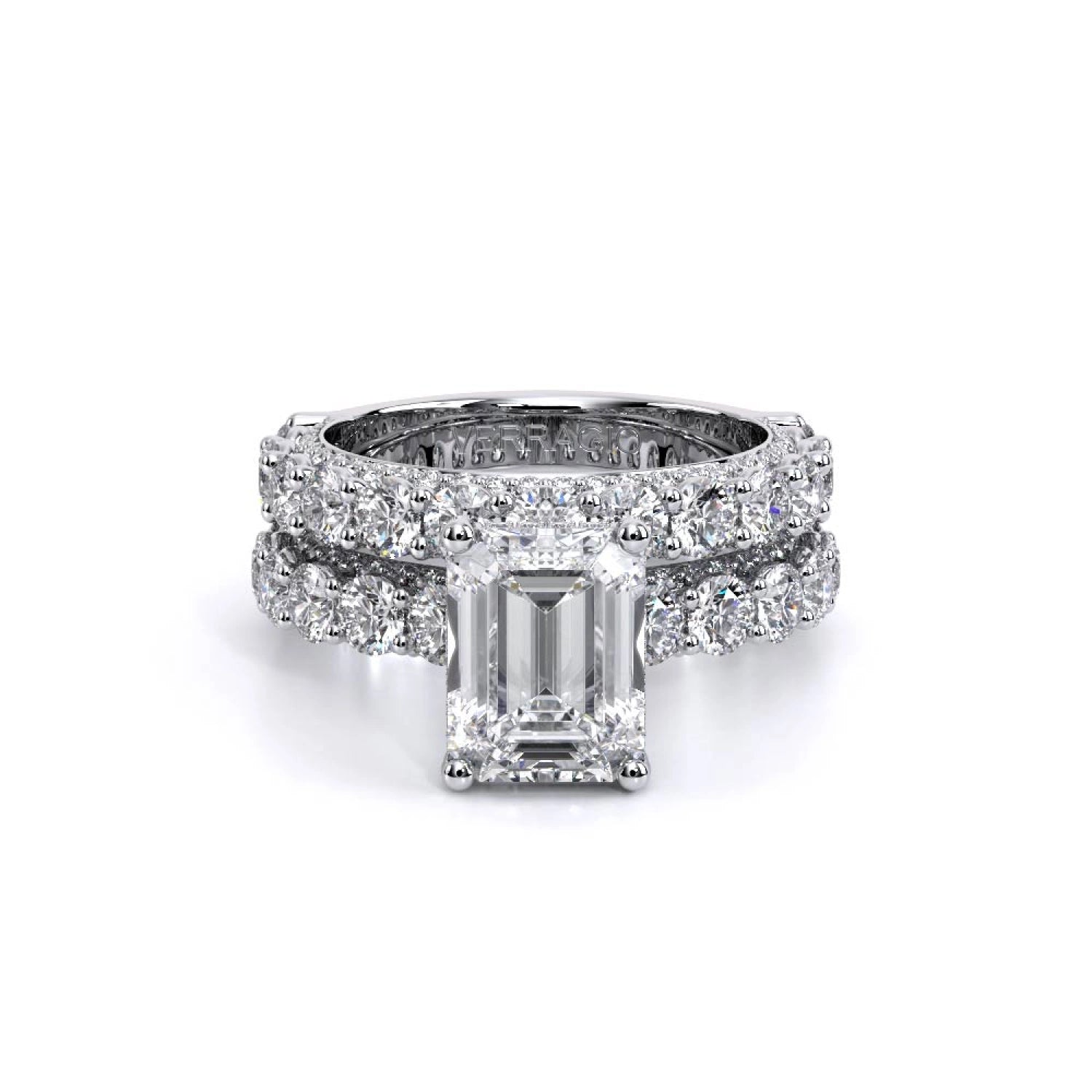 Couture-0489EM30-14K White Gold Emerald