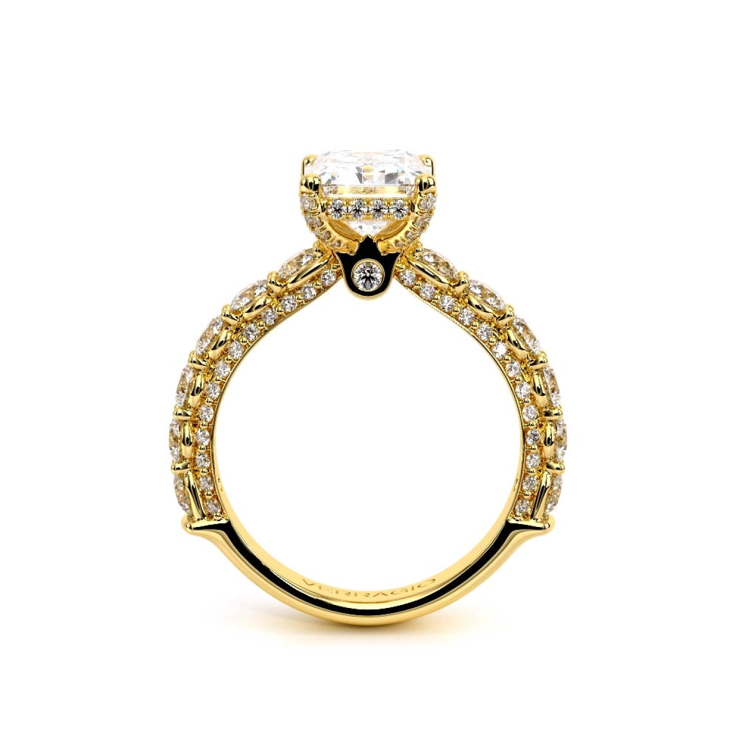 Couture-0489EM30-18K Yellow Gold Emerald