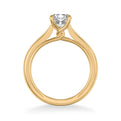 Tayla Contemporary Solitaire Twist Diamond Engagement Ring
