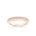 Juliana Vintage Heritage Collection Diamond and Milgrain Filigree Scrollwork Wedding Band
