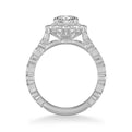 Lilith Vintage Unique Halo Diamond Engagement Ring