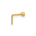 14k 23 Gauge 2.2mm CZ Nose Stud