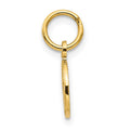 14k Small Polished Angel Charm