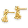 14k Madi K Sitting Dog Post Earrings