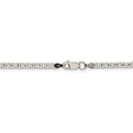 Sterling Silver 3mm Flat Anchor Chain Anklet