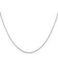 Sterling Silver .8mm 8 Sided Diamond-cut Box Chain