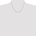 Sterling Silver 1mm 8 Sided Diamond-cut Box Chain