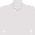 Sterling Silver 1.25mm 8 Sided Diamond-cut Box Chain