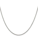 Sterling Silver 1.35mm 8 Sided Diamond-cut Box Chain