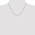 Sterling Silver 1.35mm 8 Sided Diamond-cut Box Chain