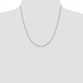 Sterling Silver 1.35mm 8 Sided Diamond-cut Box Chain