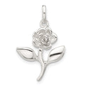 Sterling Silver Rose Pendant