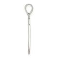 Sterling Silver Letter J Initial Pendant