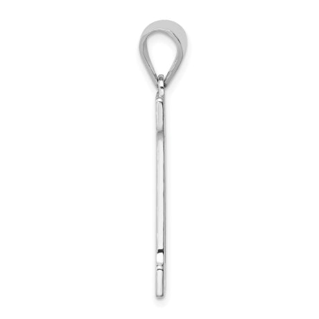 Sterling Silver Letter M Initial Pendant