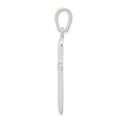 Sterling Silver Polished Cross Pendant