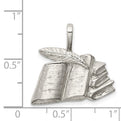 Sterling Silver Books with Quill Charm