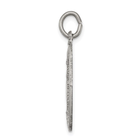 Sterling Silver Antiqued Miraculous Medal