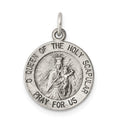 Sterling Silver Queen of the Holy Scapular Medal