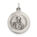 Sterling Silver Queen of the Holy Scapular Medal
