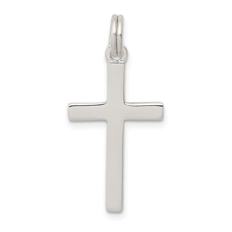 Sterling Silver Polished Cross Pendant