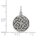 Sterling Silver Antiqued Celtic Knot Charm