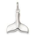 Sterling Silver Whale Tail Charm