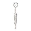 Sterling Silver Draped Cross Charm