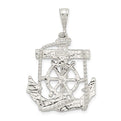 Sterling Silver Mariner Cross Pendant