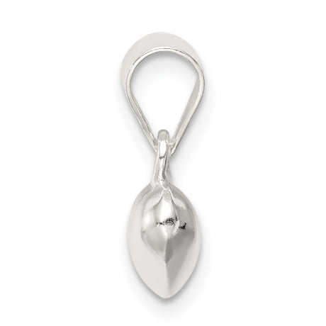 Sterling Silver Puff Heart Pendant