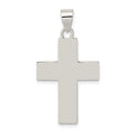 Sterling Silver Polished The Lords Prayer Cross Pendant